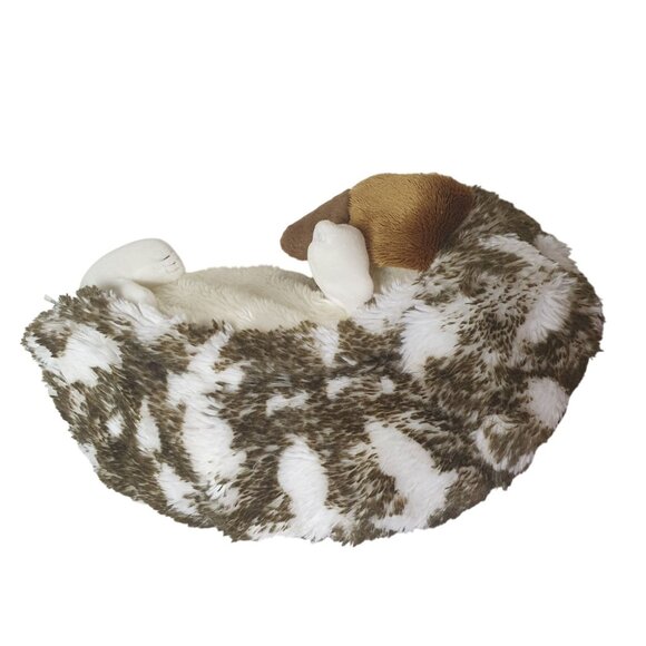 Hide Away Pets Plush Bunny Rabbit 16" Curl Up & Play Interactive Soft Toy - Picture 2 of 9